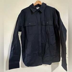 KROST Men's Navy Button-Up Shirt Jacket